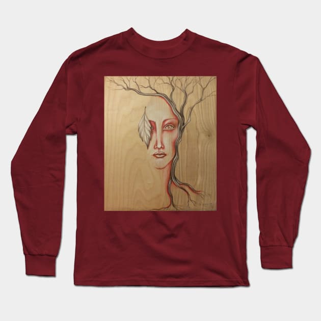 One With Nature Long Sleeve T-Shirt by HeatherHenry